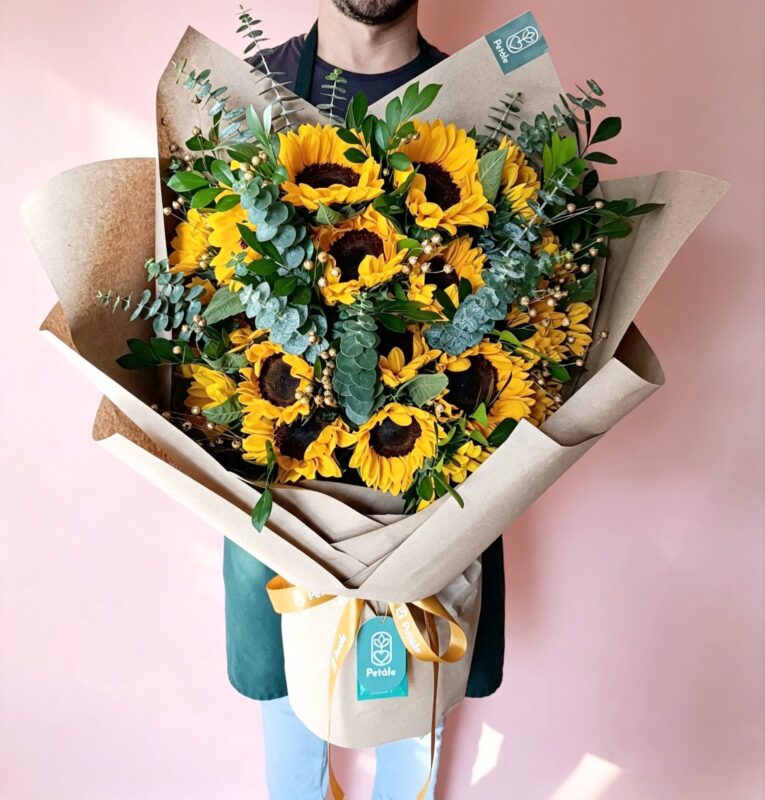 ramo de girasoles xl
