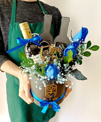 BOX de vino y rosas