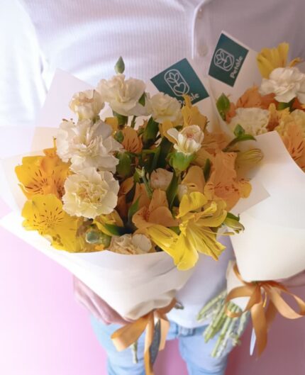 ramo flores amarillas