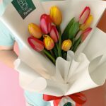 ramo de 10 tulipanes
