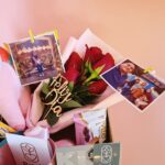 bandeja personalizada de rosas