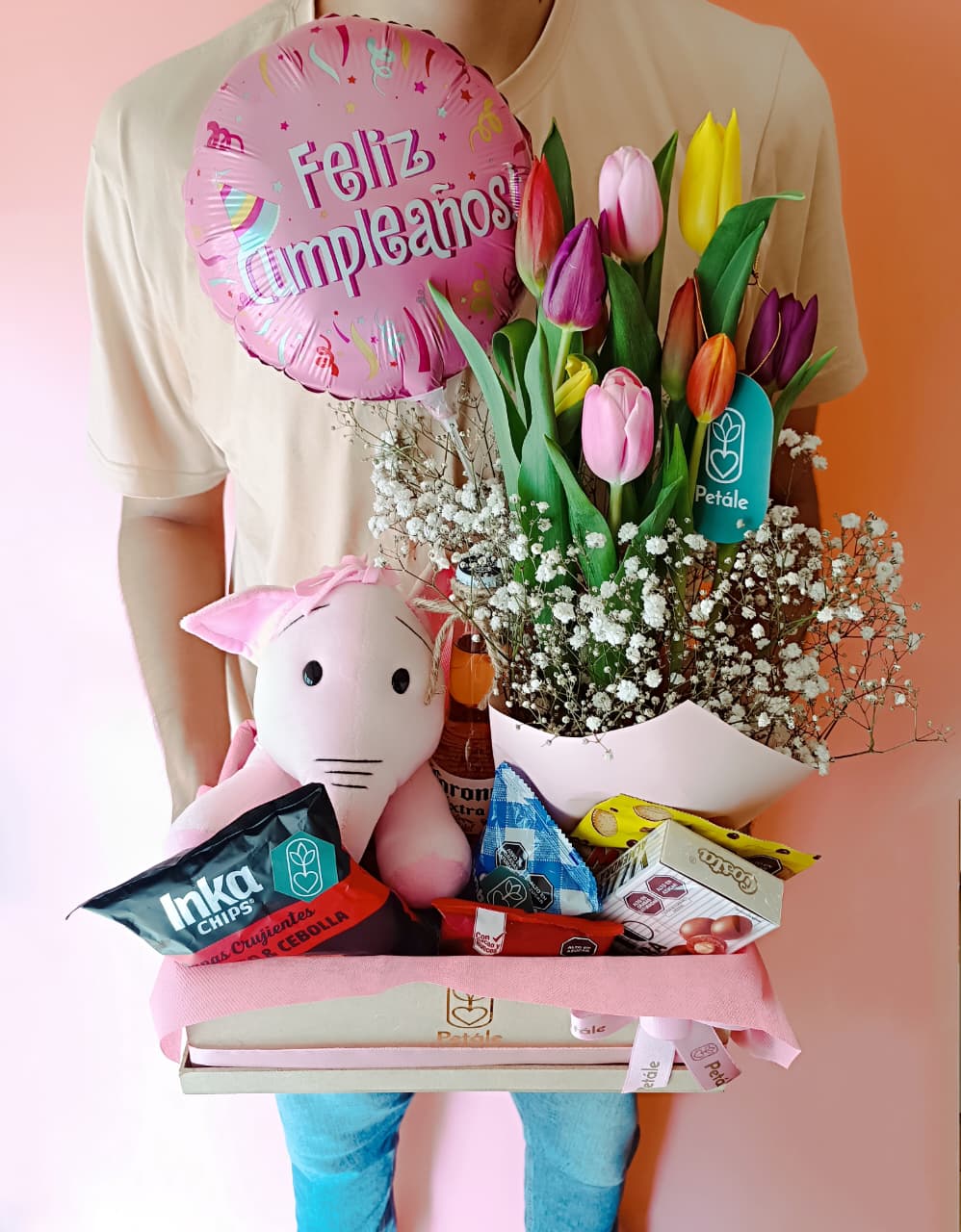 bandeja personalizada de tulipanes Bandeja Sweet Tulip